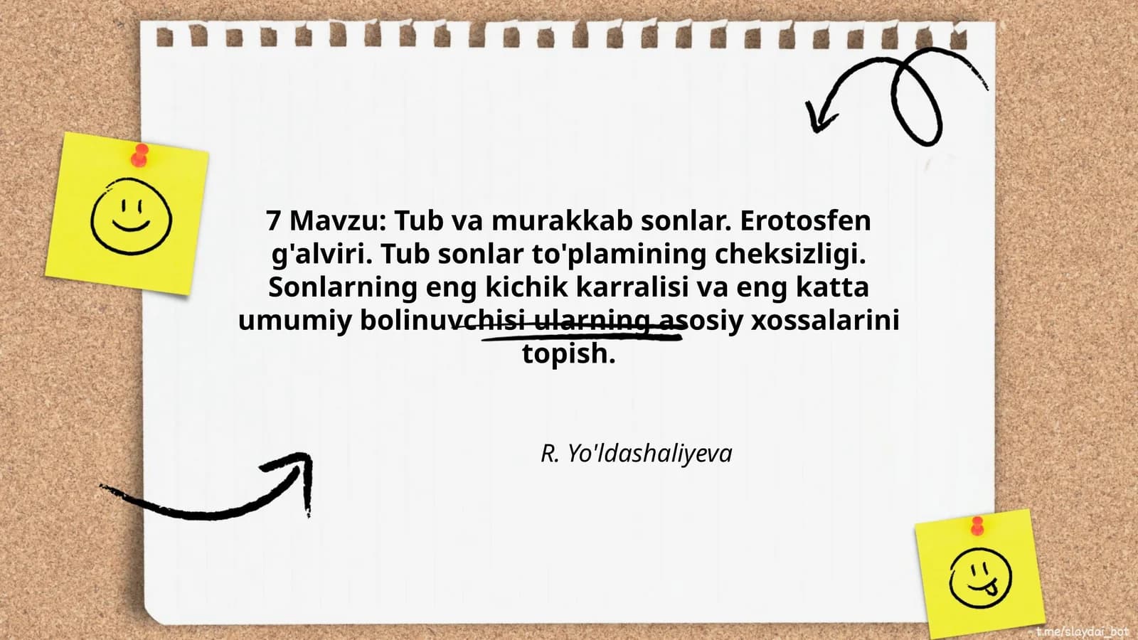 Tub va murakkab sonlar