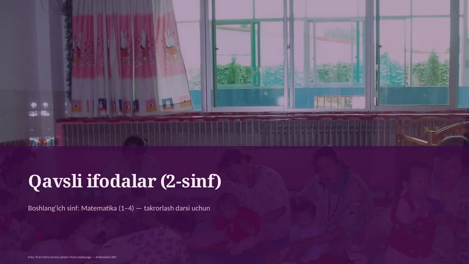 Qavsli ifodalar (2-sinf)