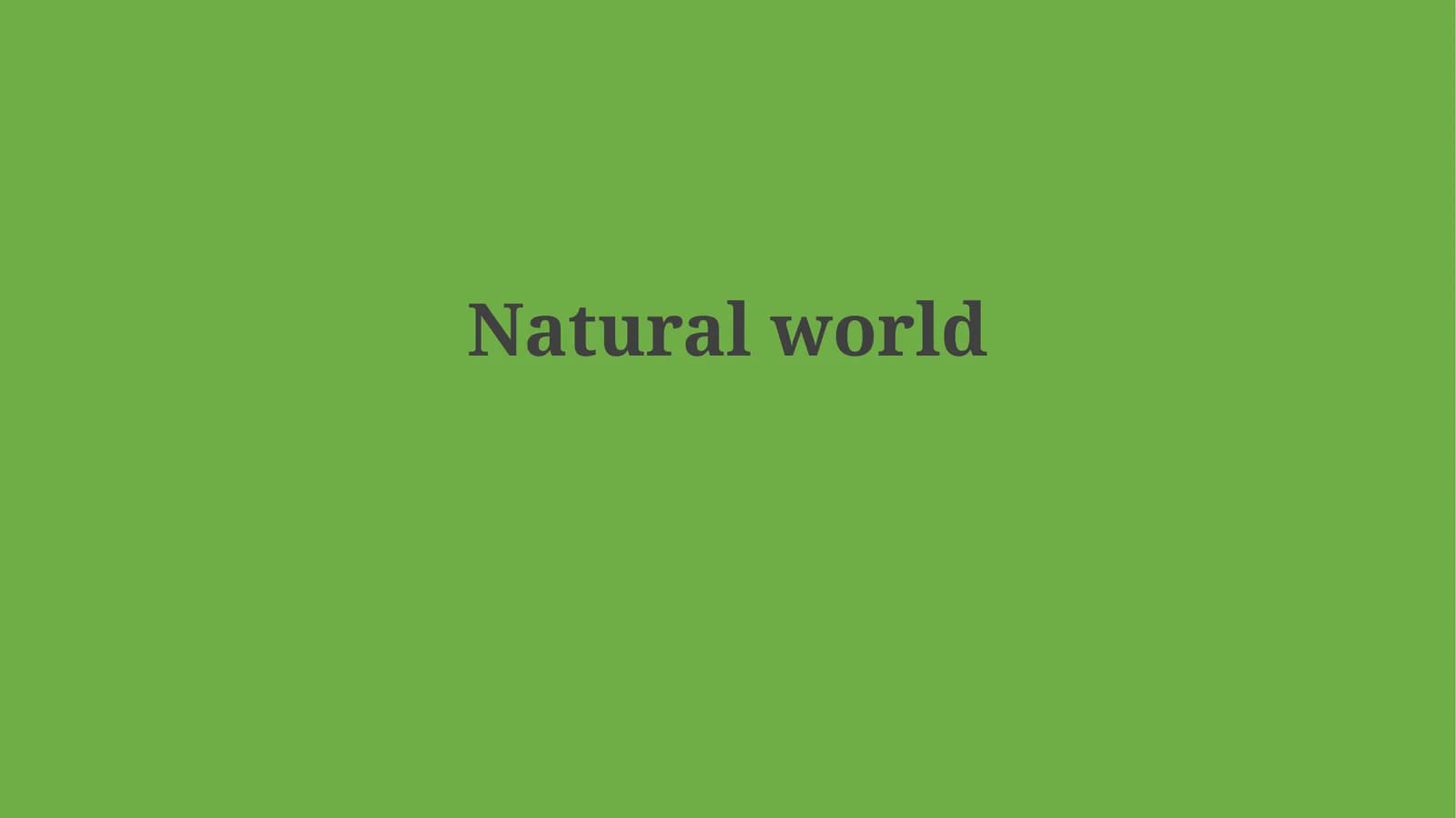 Naturalworld