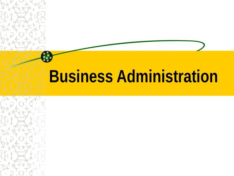 Business Administration