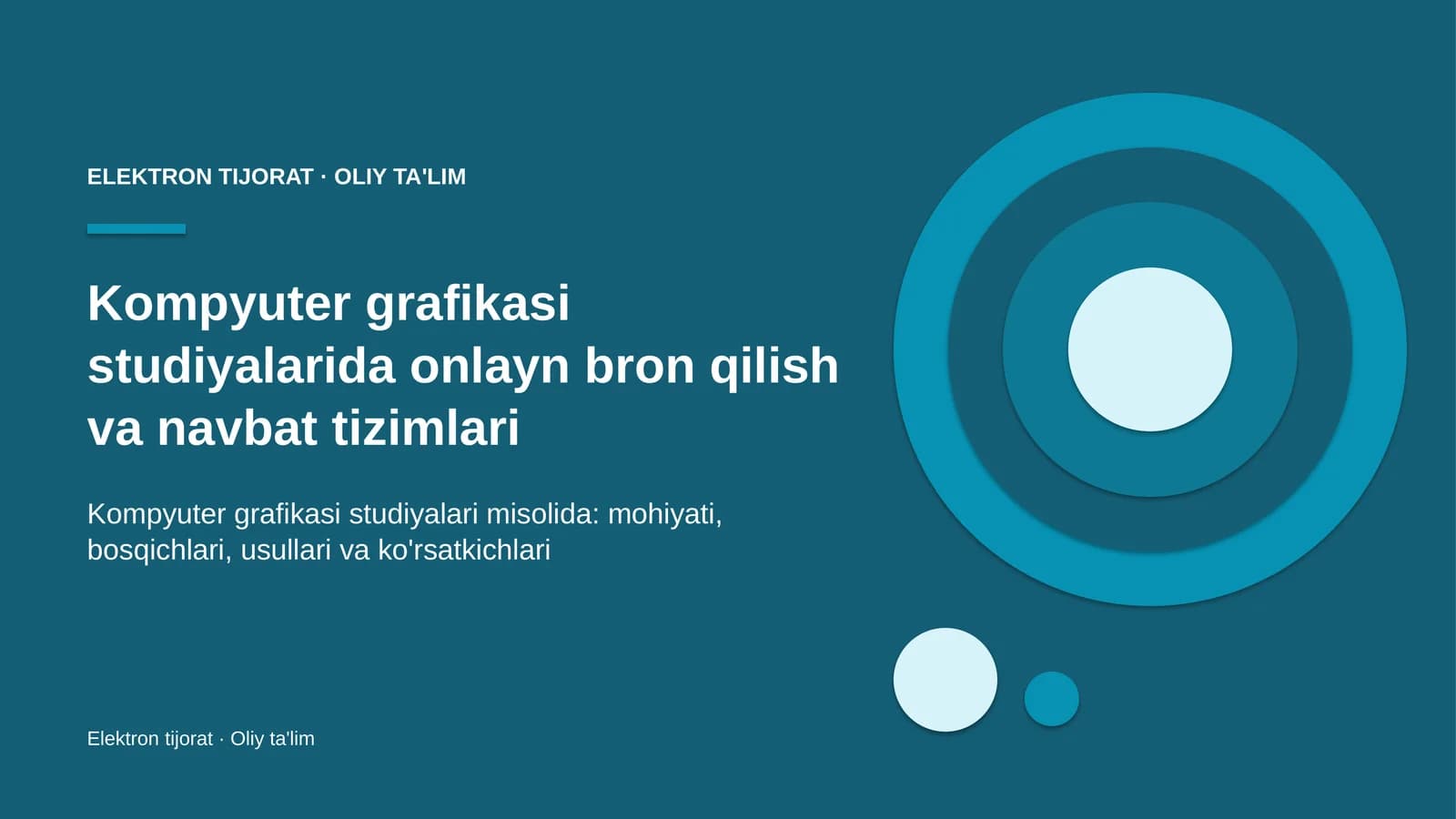 Kompyuter grafikasi studiyalarida onlayn bron qilish va navbat tizimlari