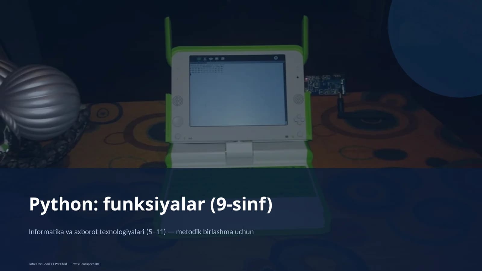 Python: funksiyalar (9-sinf)