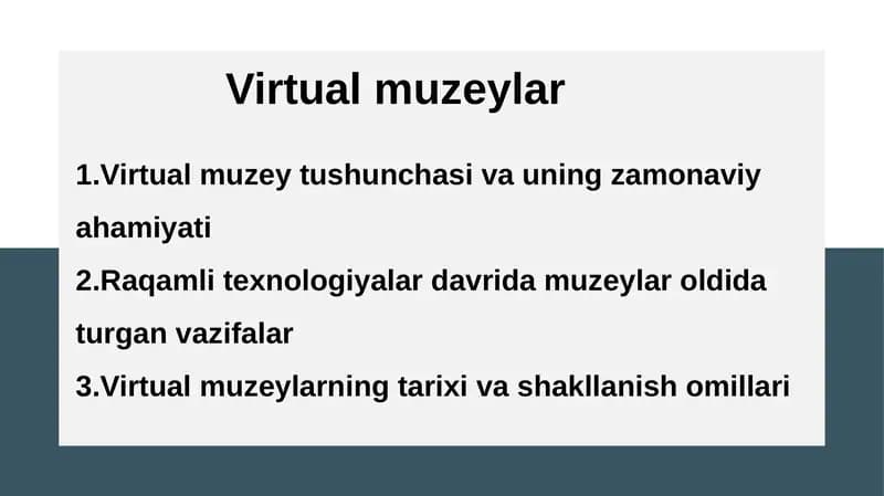 Vetual muzeylar