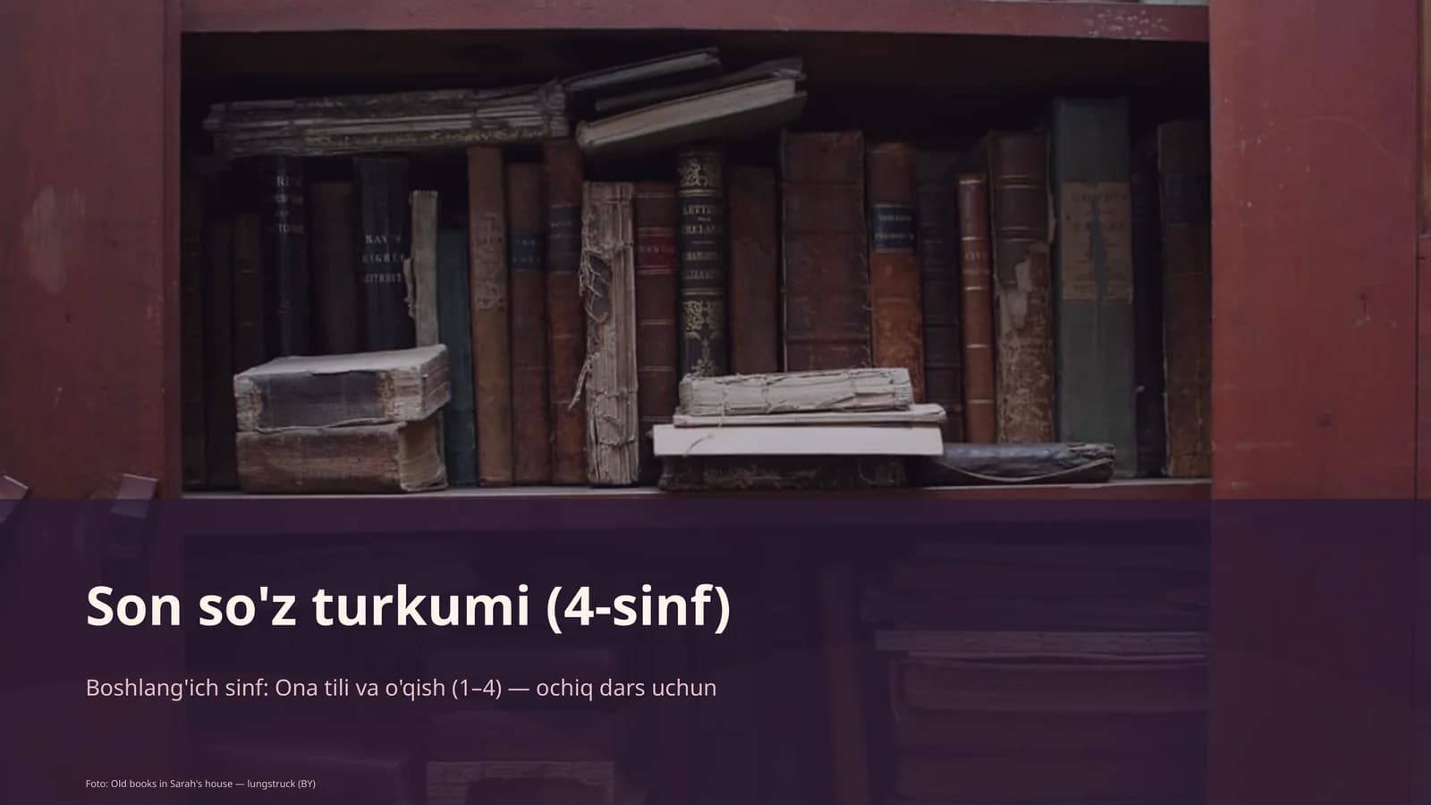 Son so'z turkumi (4-sinf)
