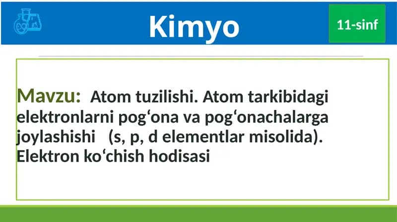 Atomtuzilishi