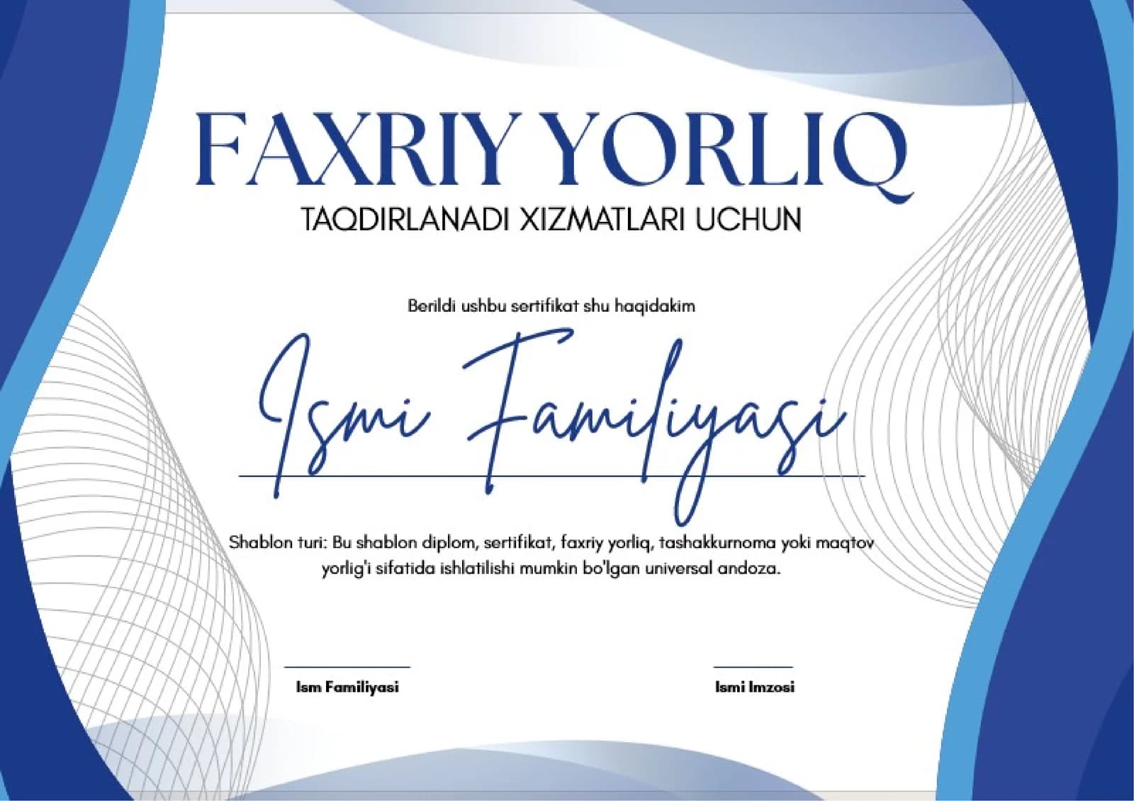 FAXRIY YORLIQ