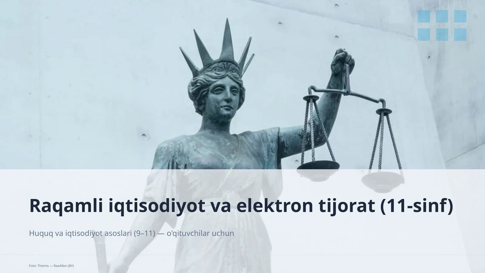 Raqamli iqtisodiyot va elektron tijorat (11-sinf)