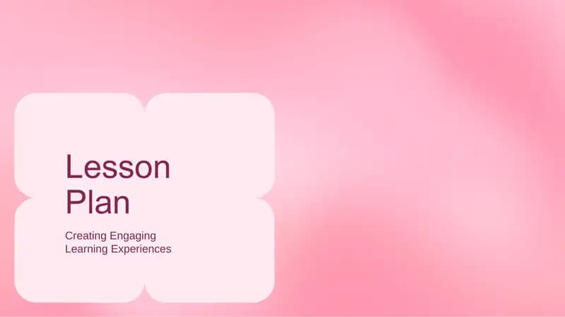 Lesson Plan