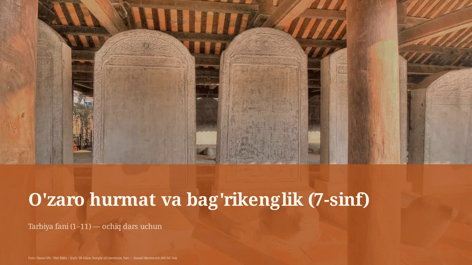O'zaro hurmat va bag'rikenglik (7-sinf)