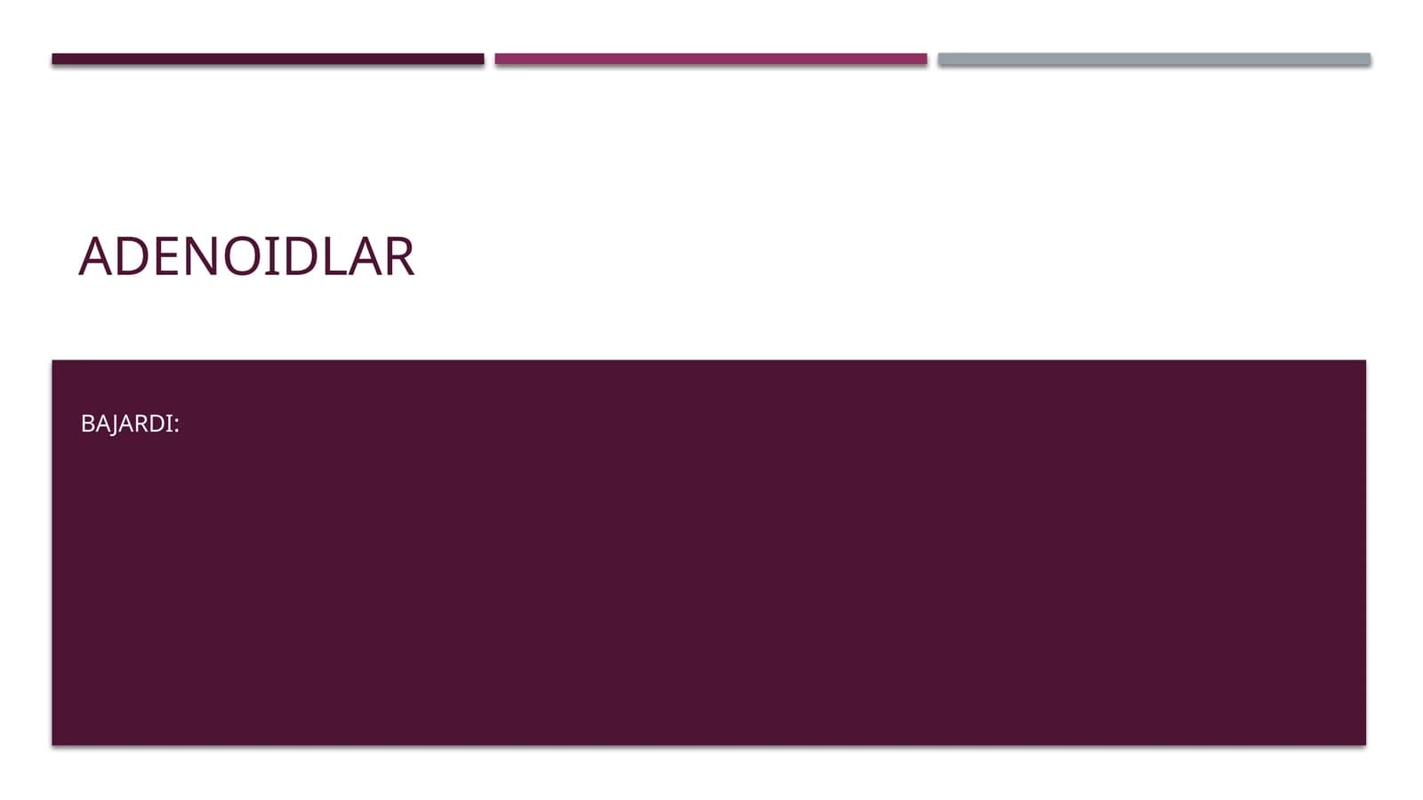 Adenoidlar
