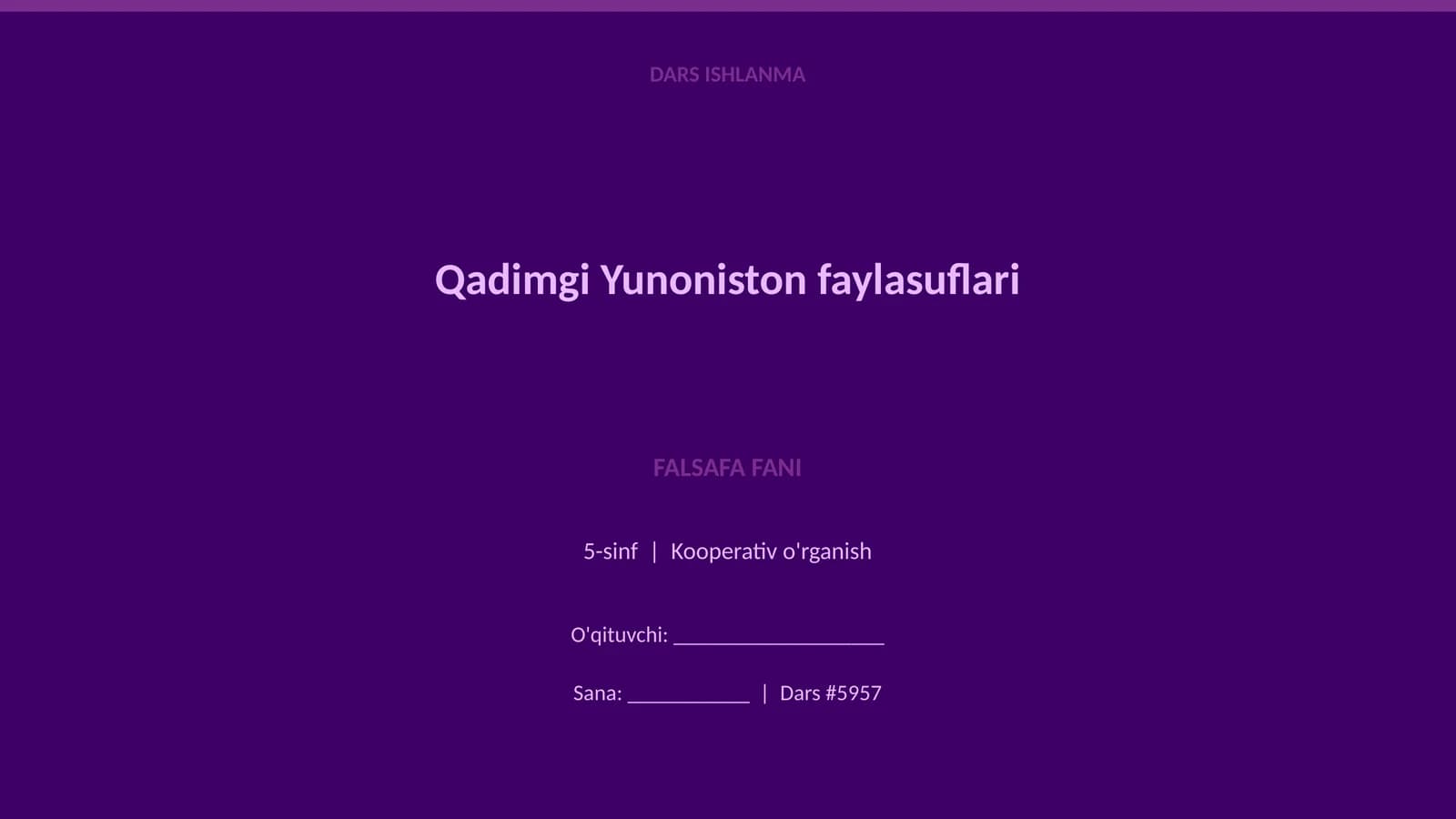 Qadimgi Yunoniston faylasuflari