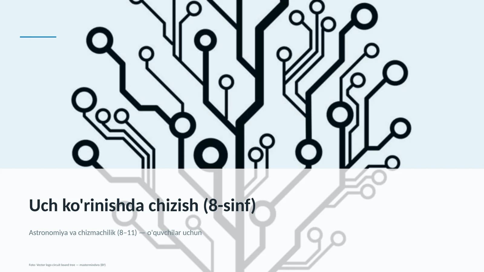 Uch ko'rinishda chizish (8-sinf)