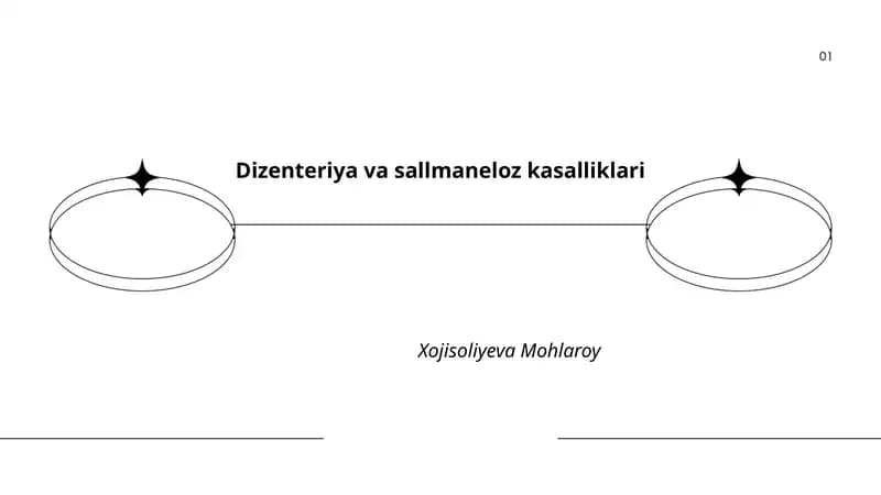 Dizenteriya va sallmaneloz kasalliklari