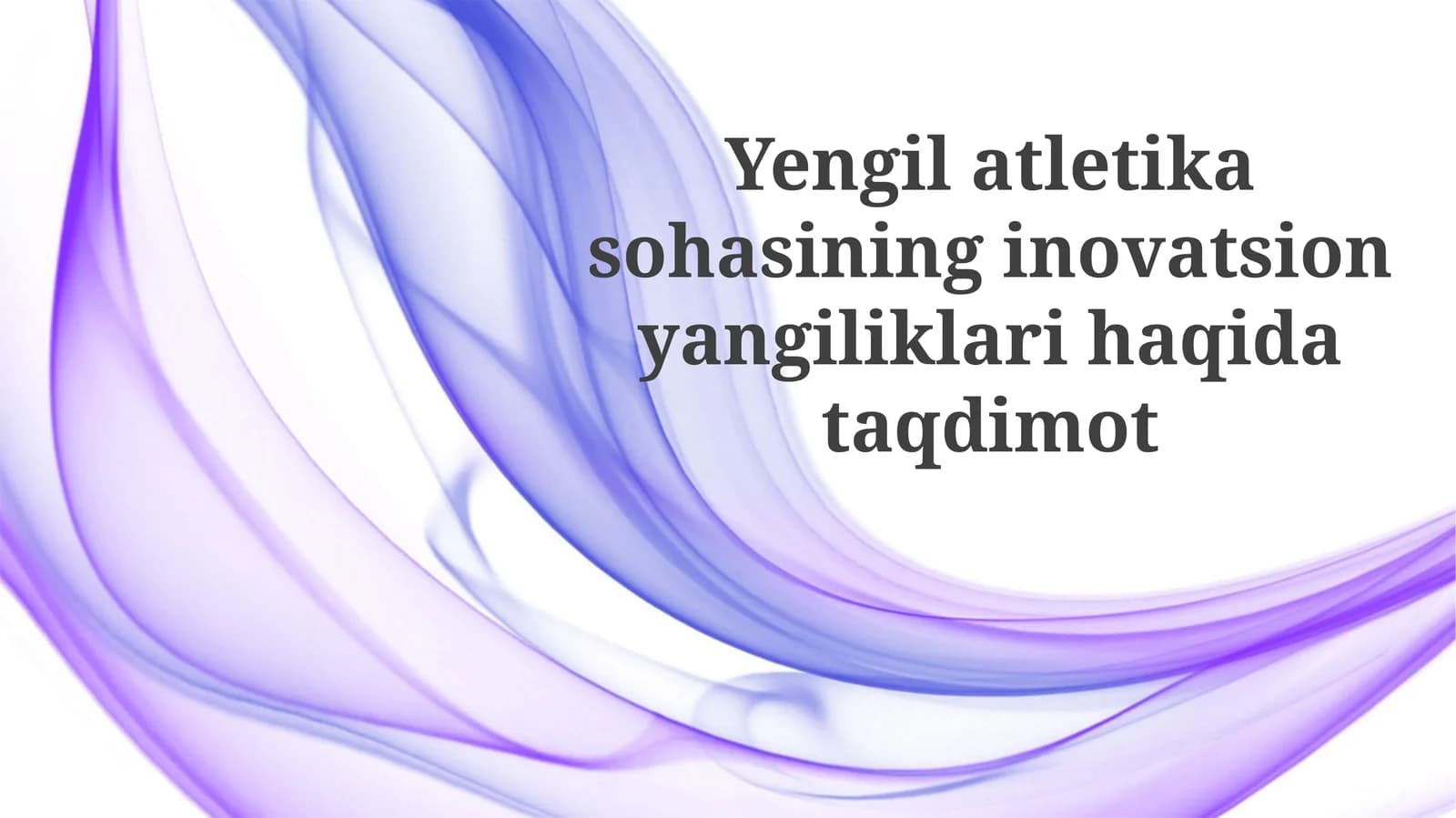 Sportdagi texnologik inqilob