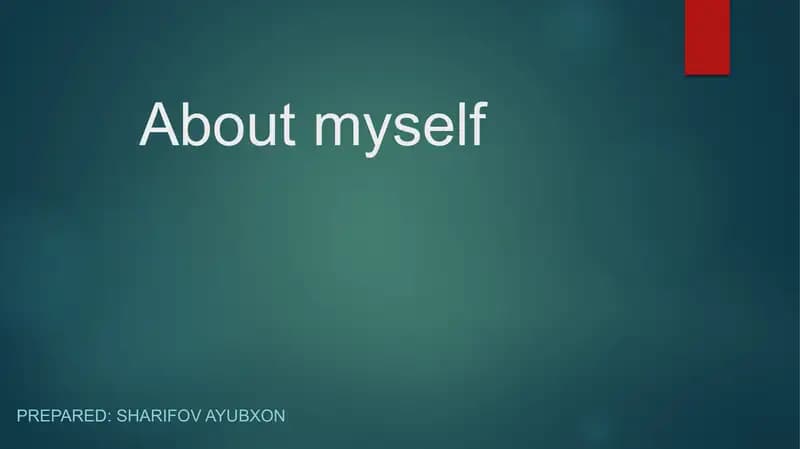 Ayubxon Sharifov