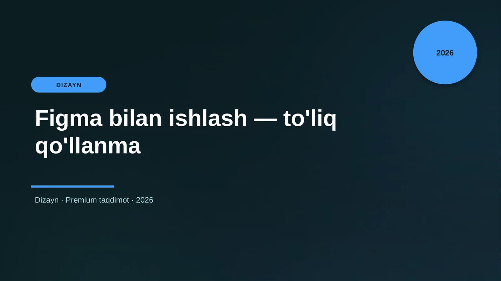 Figma bilan ishlash — to'liq qo'llanma