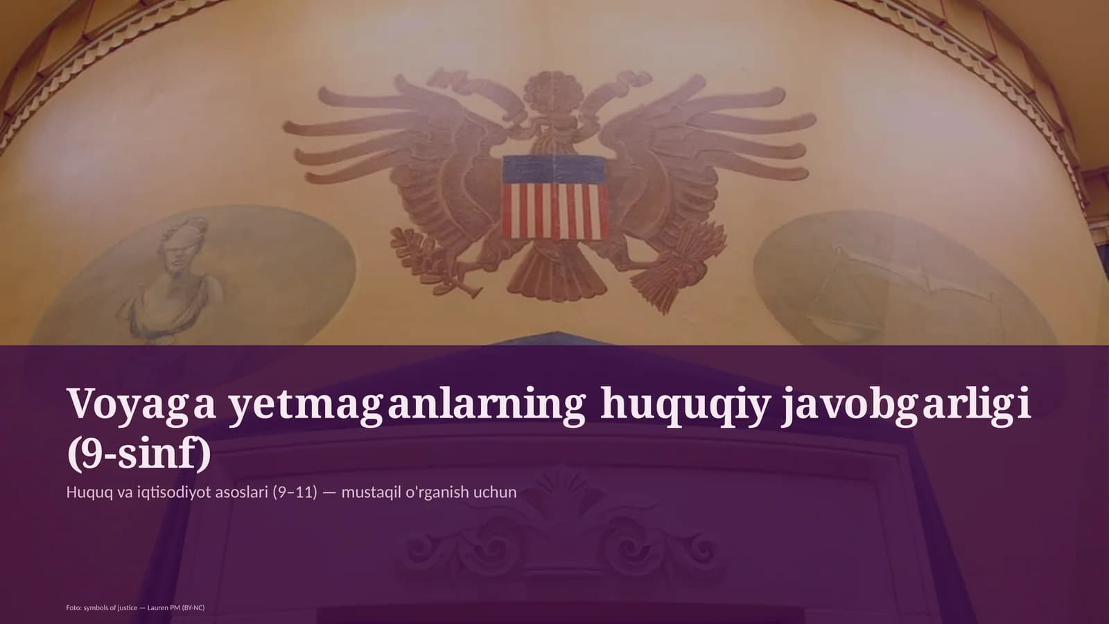 Huquq va iqtisodiyot asoslari (9–11)