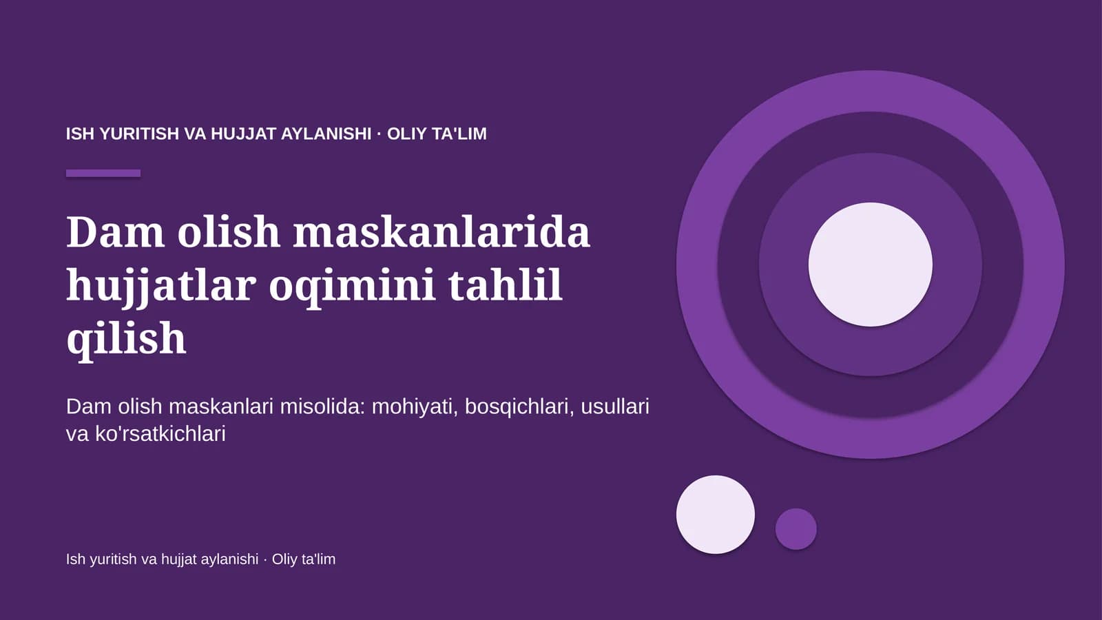 dam olish maskanlarida hujjatlar oqimini tahlil qilish 8941