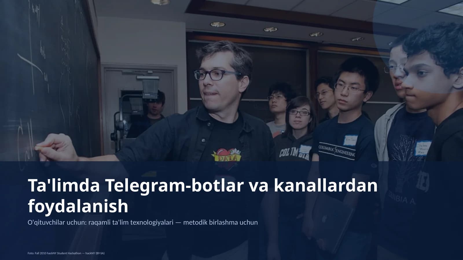 Ta'limda Telegram-botlar va kanallardan foydalanish