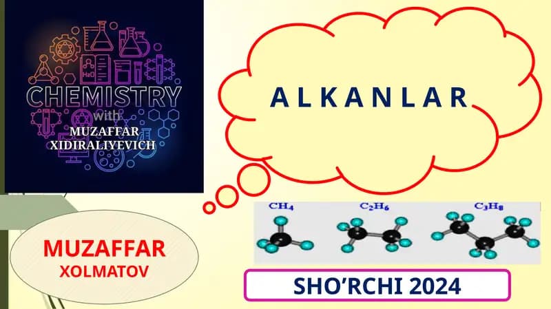 Alkanlar