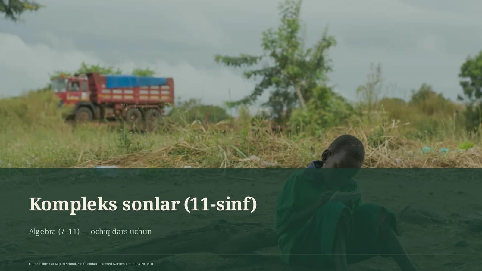 Kompleks sonlar (11-sinf)