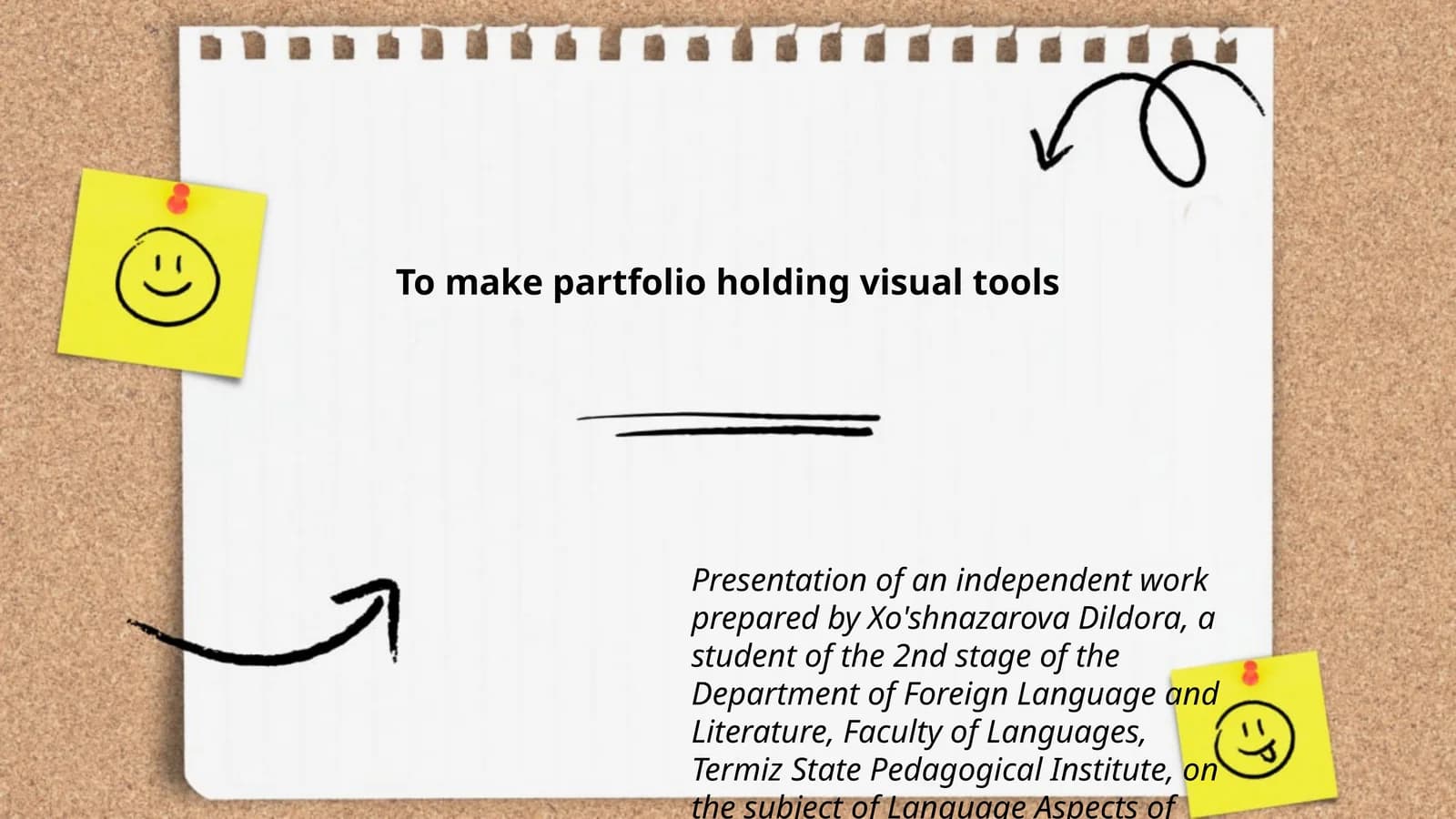 Visual Tools for Teaching Practice