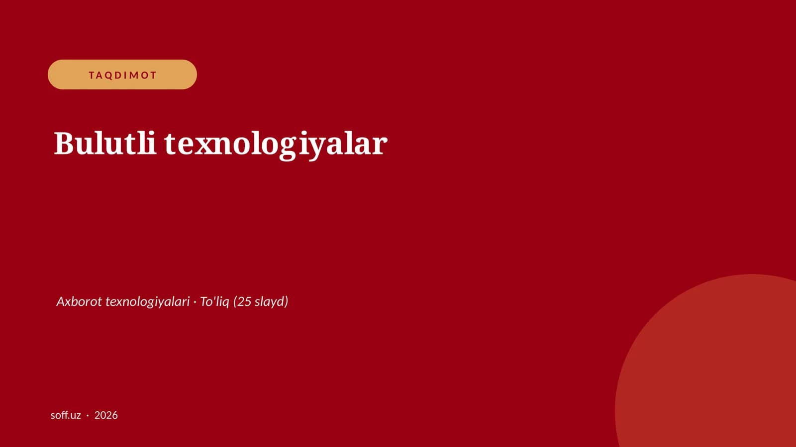 Bulutli texnologiyalar