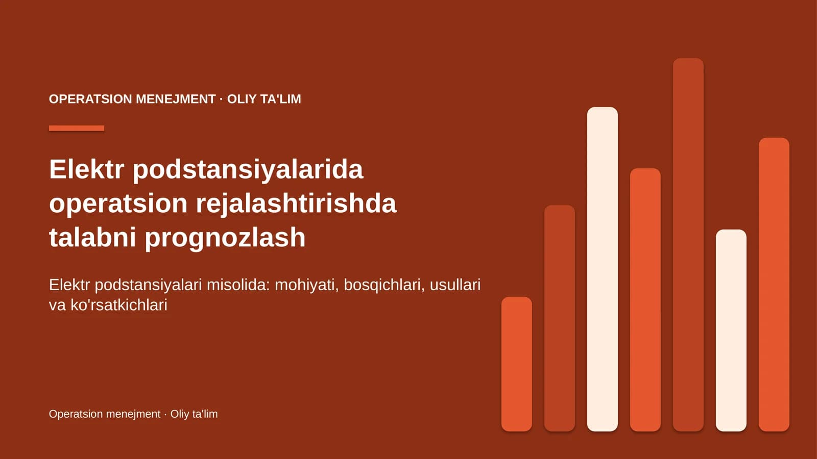 elektr podstansiyalarida operatsion rejalashtirishda talabni prognozlash 8703