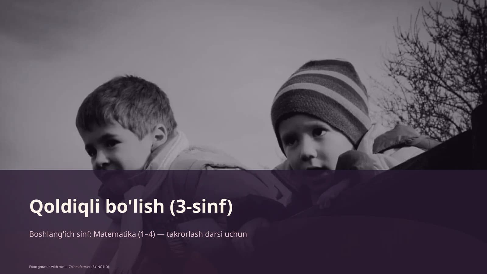 Qoldiqli bo'lish (3-sinf)