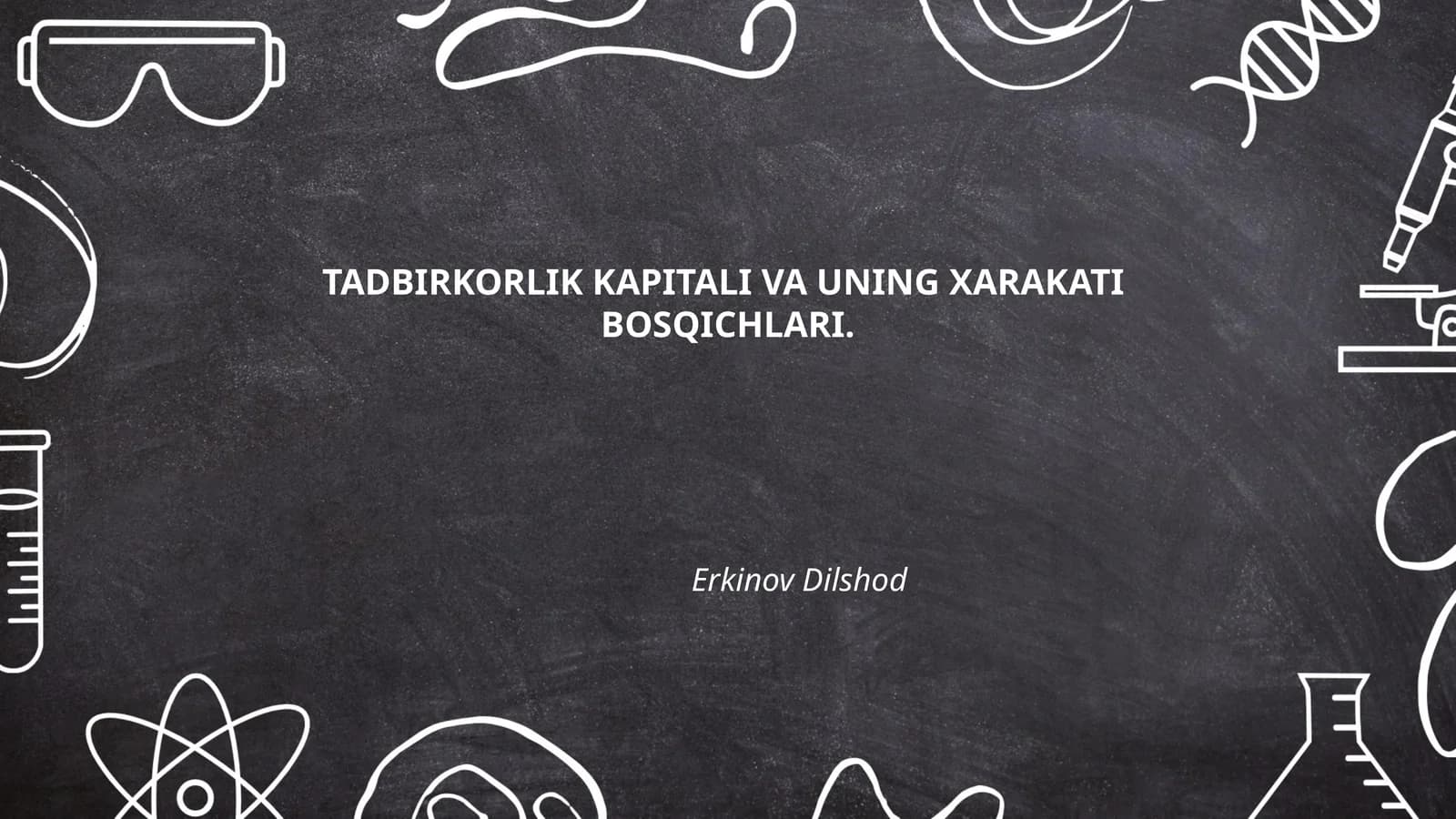 Tadbirkorlik Kapitali va uning Xarakatibosqichlari
