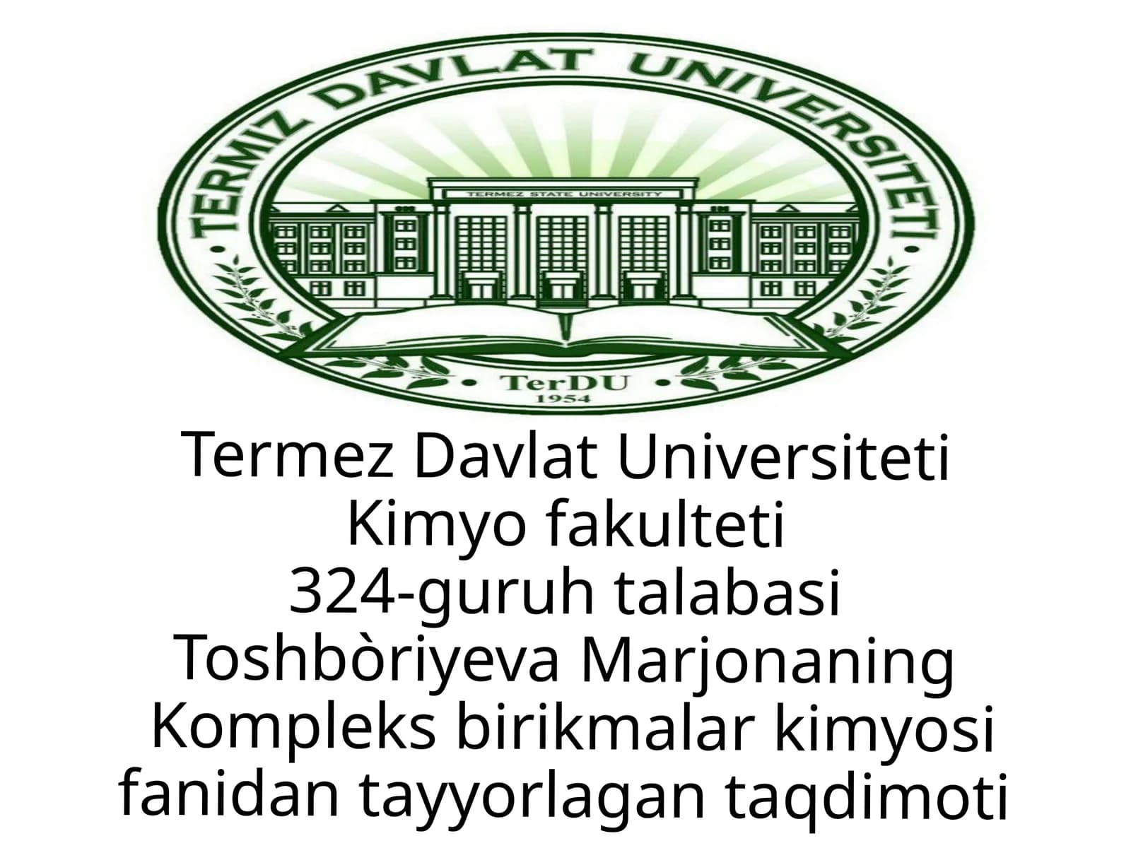 Kompleks birikmalarning qòllanilish sohalari:analitik va organik kimyo ,bionoorganika,kimyoviy texnologiya ,metallkompleksli katalizatorlar