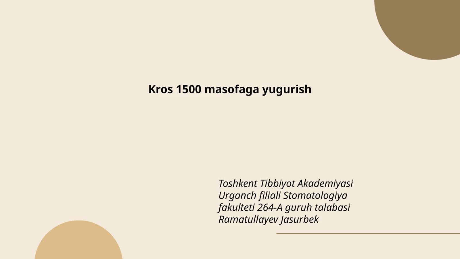 Kros 1500 masofaga yugurish
