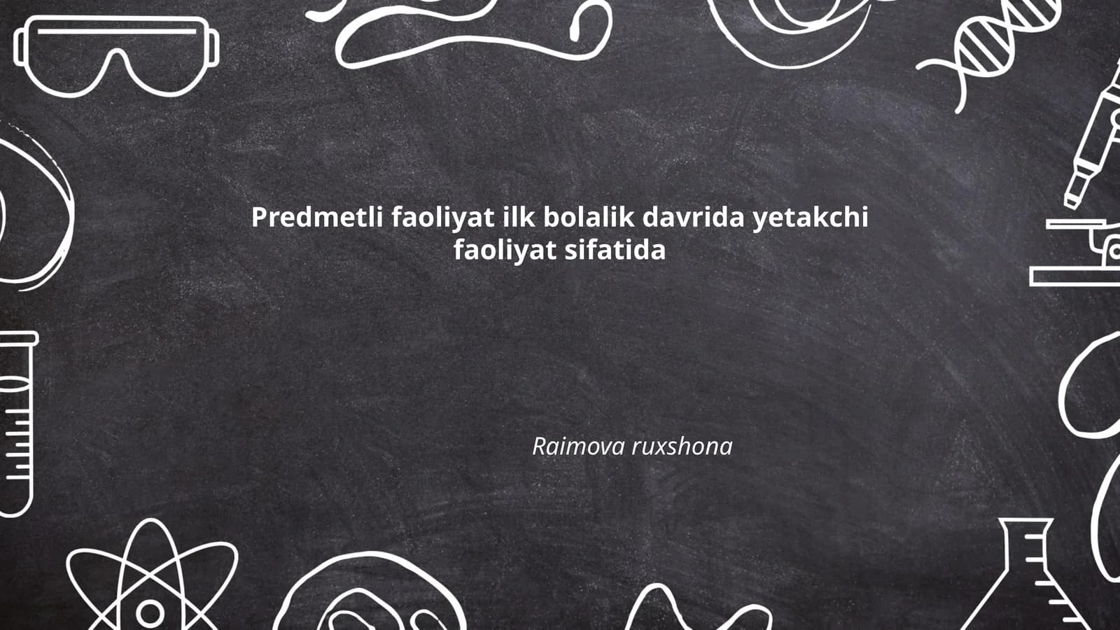 Predmetli faoliyatning mohiyati