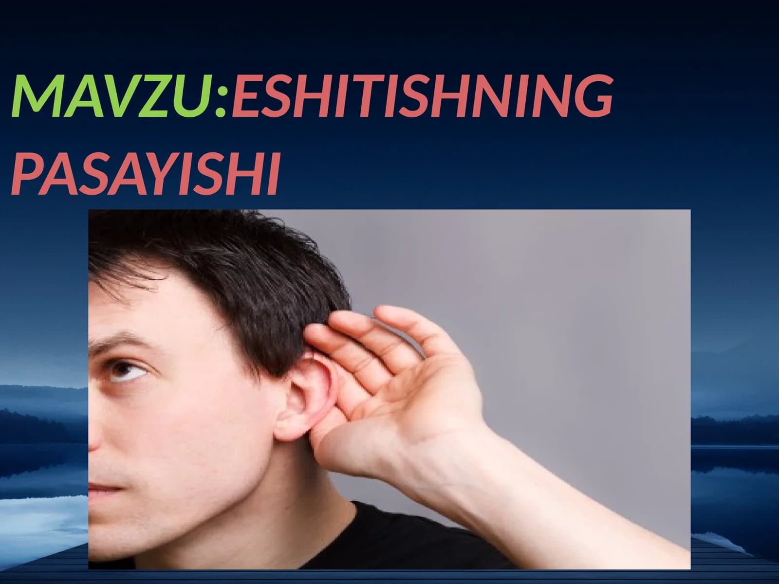 ESHITISHNING PASAYISHI