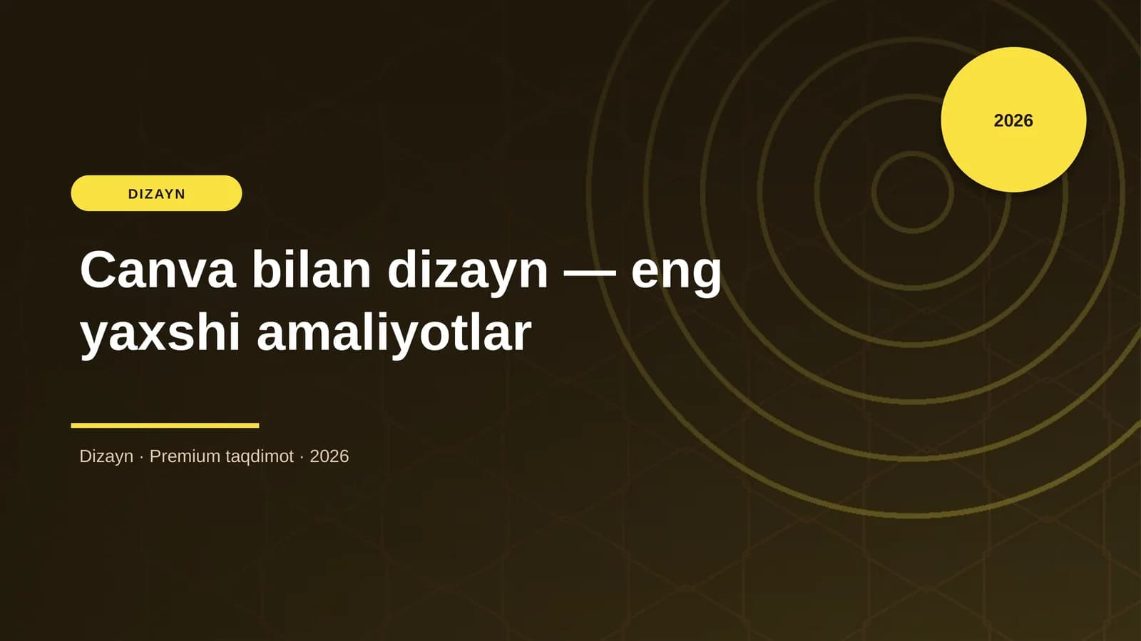 Canva bilan dizayn — eng yaxshi amaliyotlar
