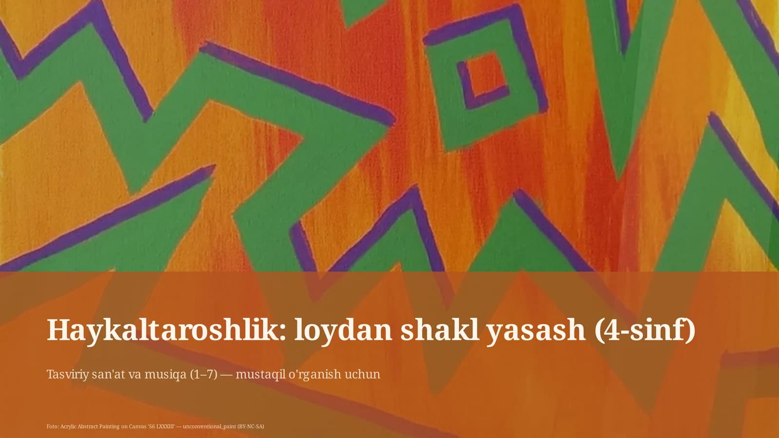 Foto: Acrylic Abstract Painting on Canvas 'S6 LXXXIII'