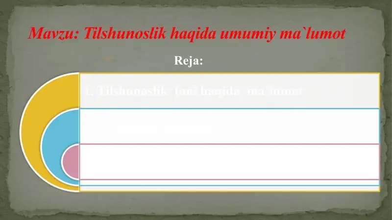 Tilshunoslik