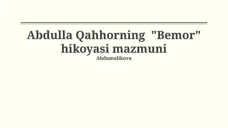 Bemor