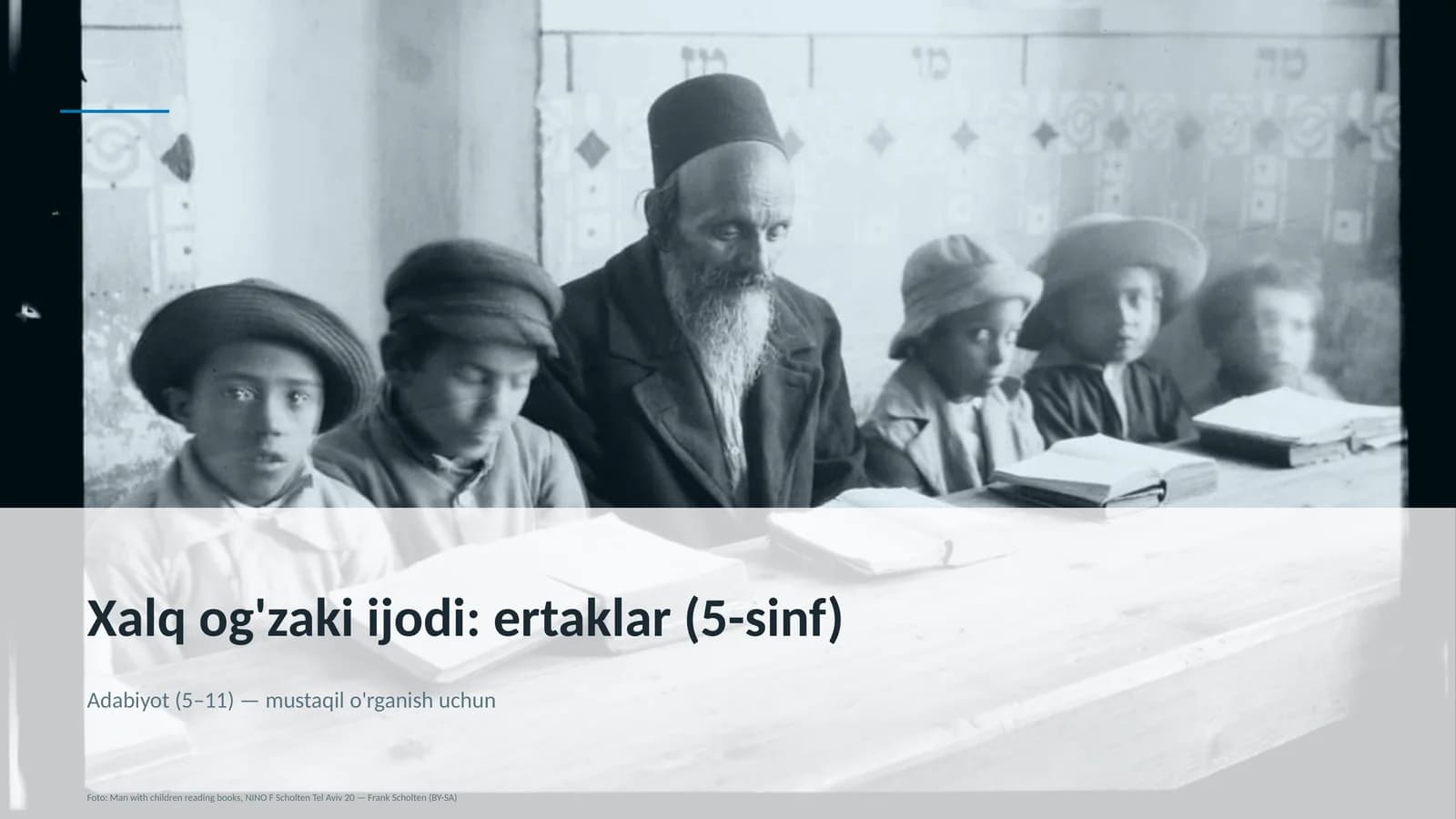 Xalq og'zaki ijodi: ertaklar (5-sinf)