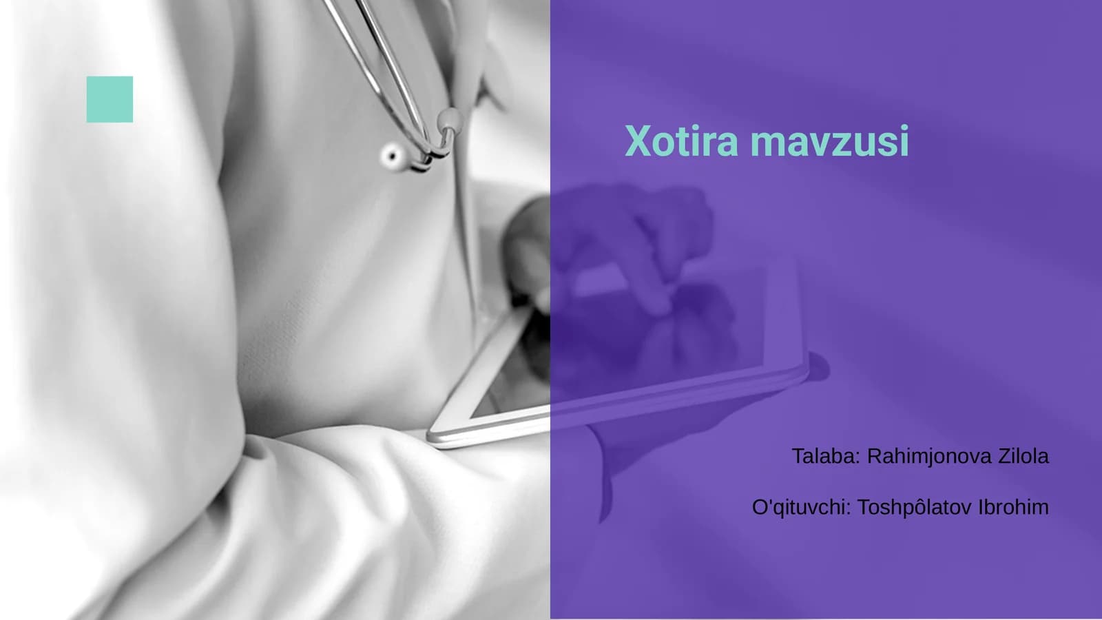 Xotira mavzusi