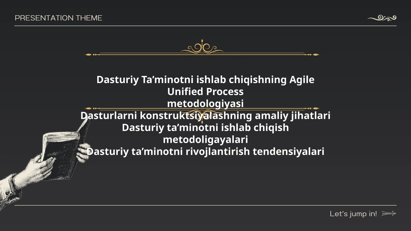 Dasturiy Ta’minotni ishlab chiqishning Agile Unified Process metodologiyasi