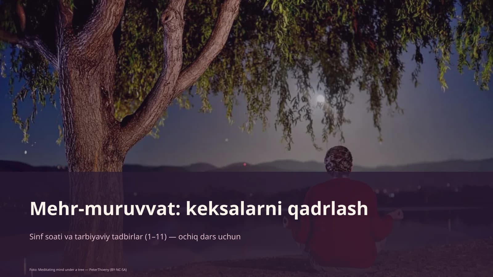 Mehr-muruvvat: keksalarni qadrlash