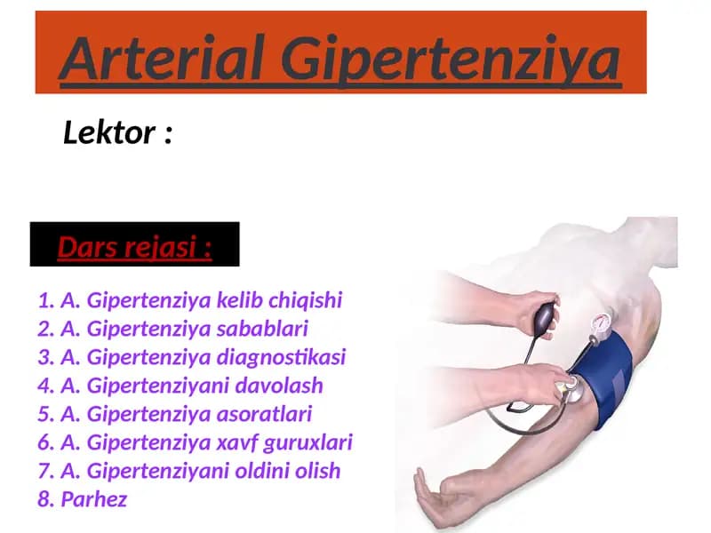 Arterial Gipertenziya