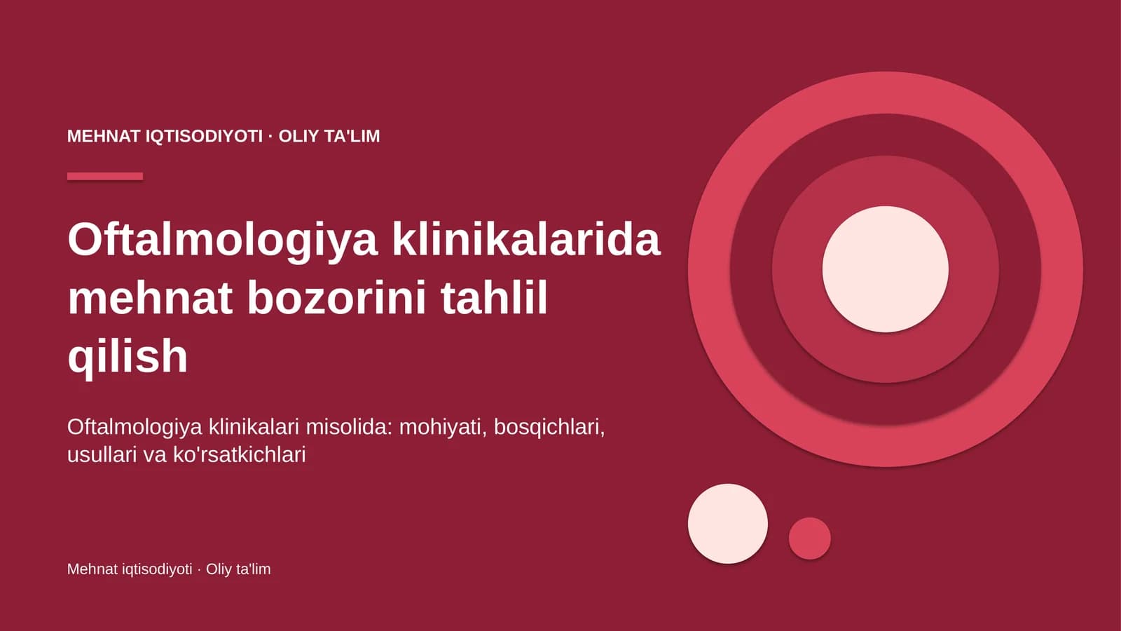 oftalmologiya klinikalarida mehnat bozorini tahlil qilish 3305