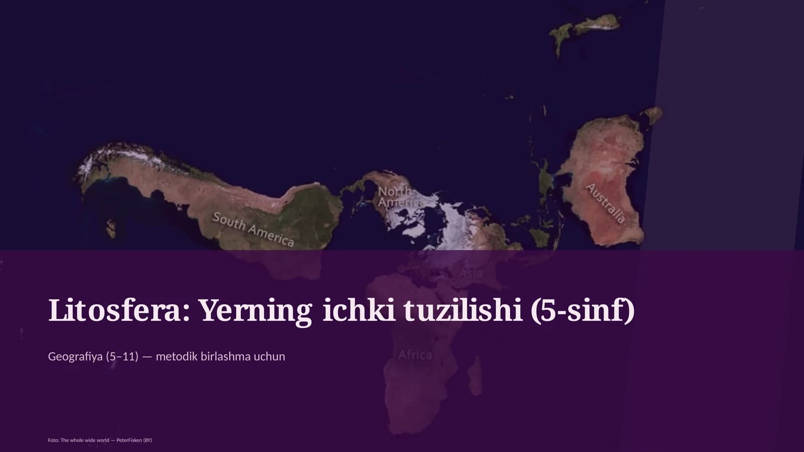 Litosfera: Yerning ichki tuzilishi (5-sinf)