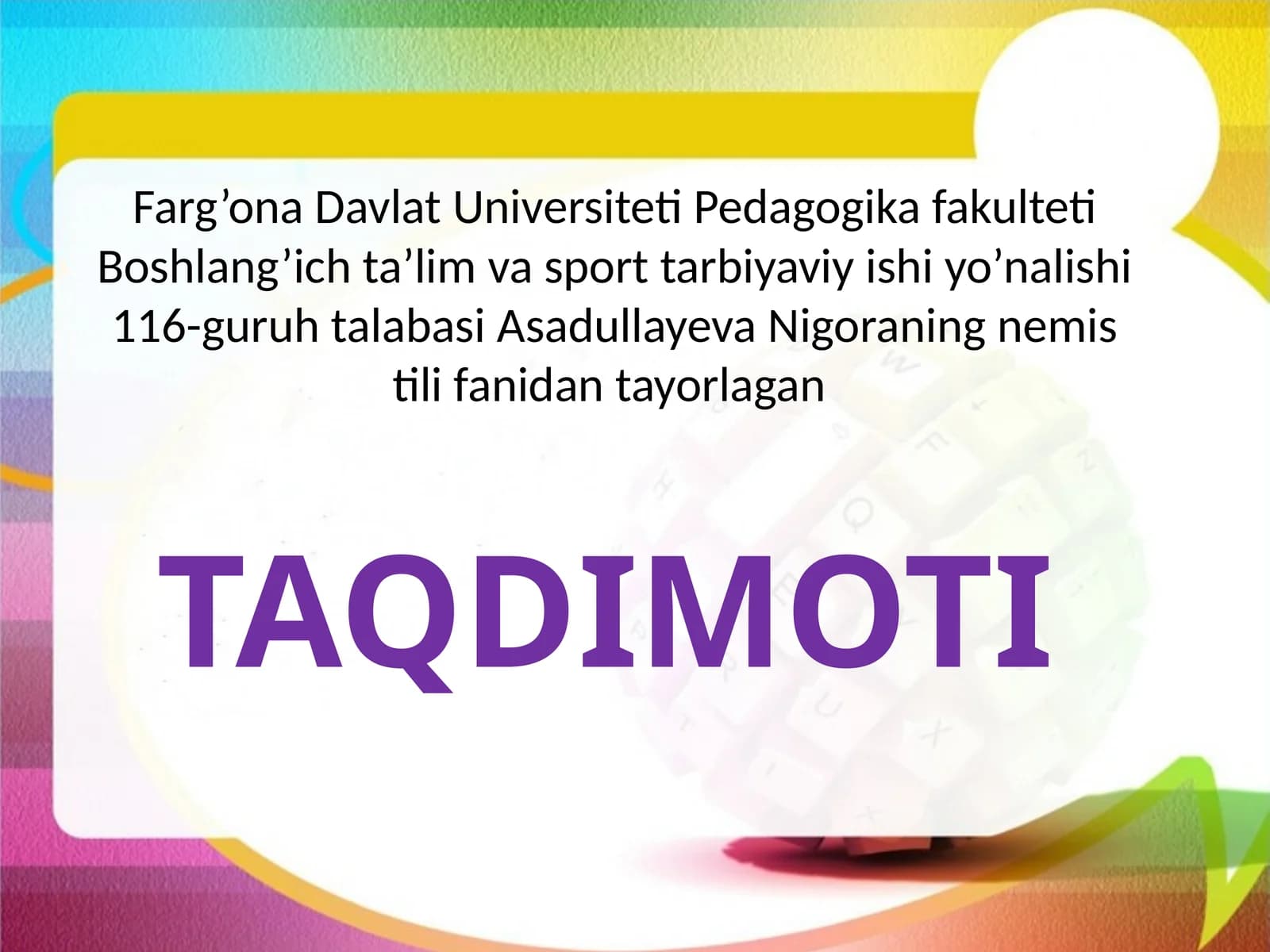 TAQDIMOTI MeineFreunde