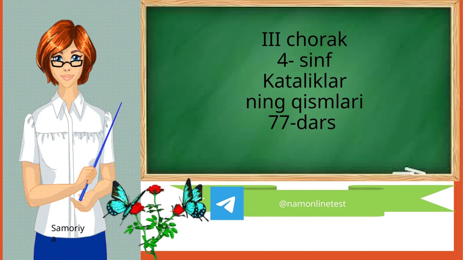 Kataliklar ning qismlari