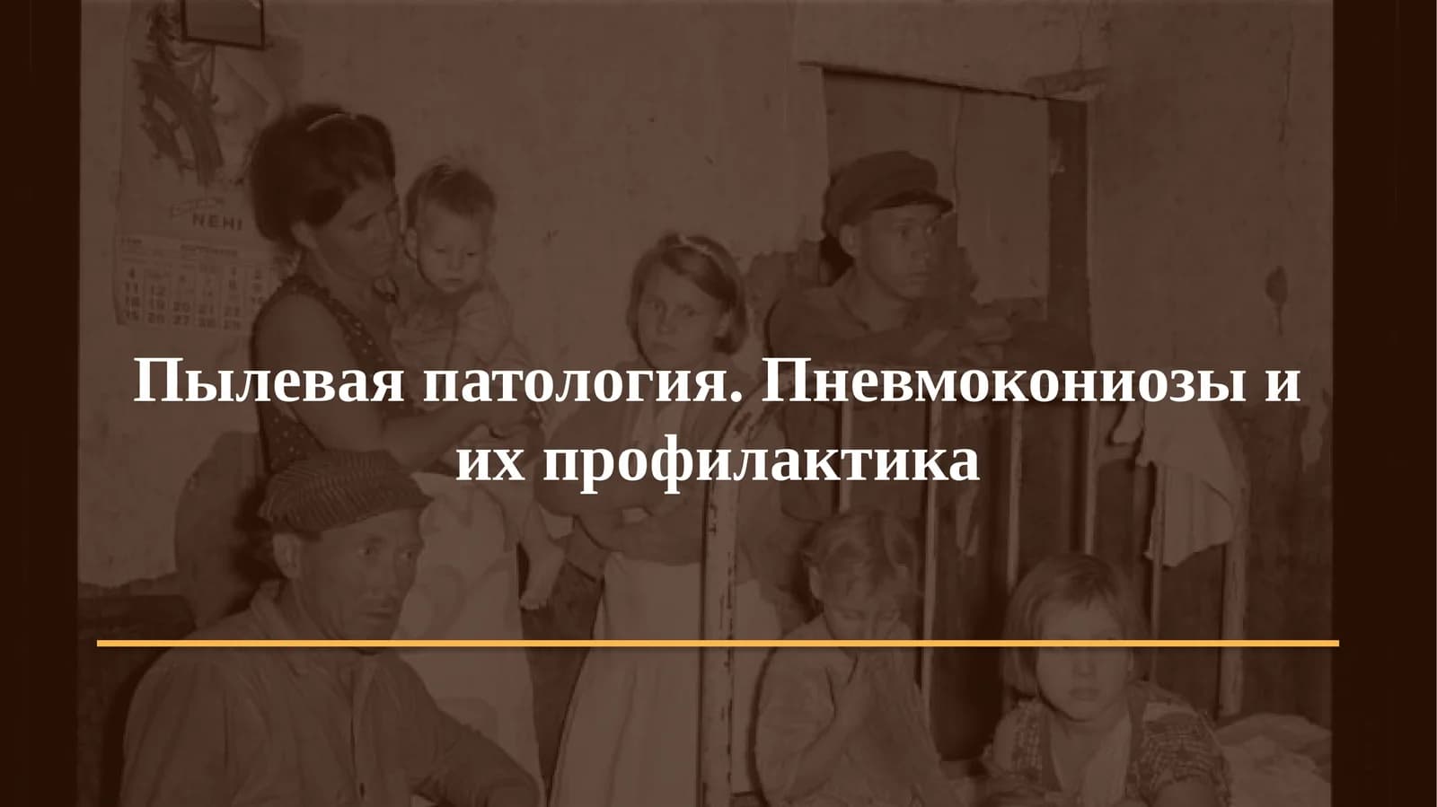 Пылевая патология. Пневмокониозы и их профилактика