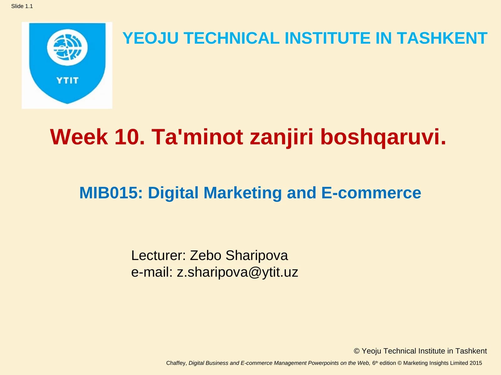 Ta'minot zanjiri boshqaruvi