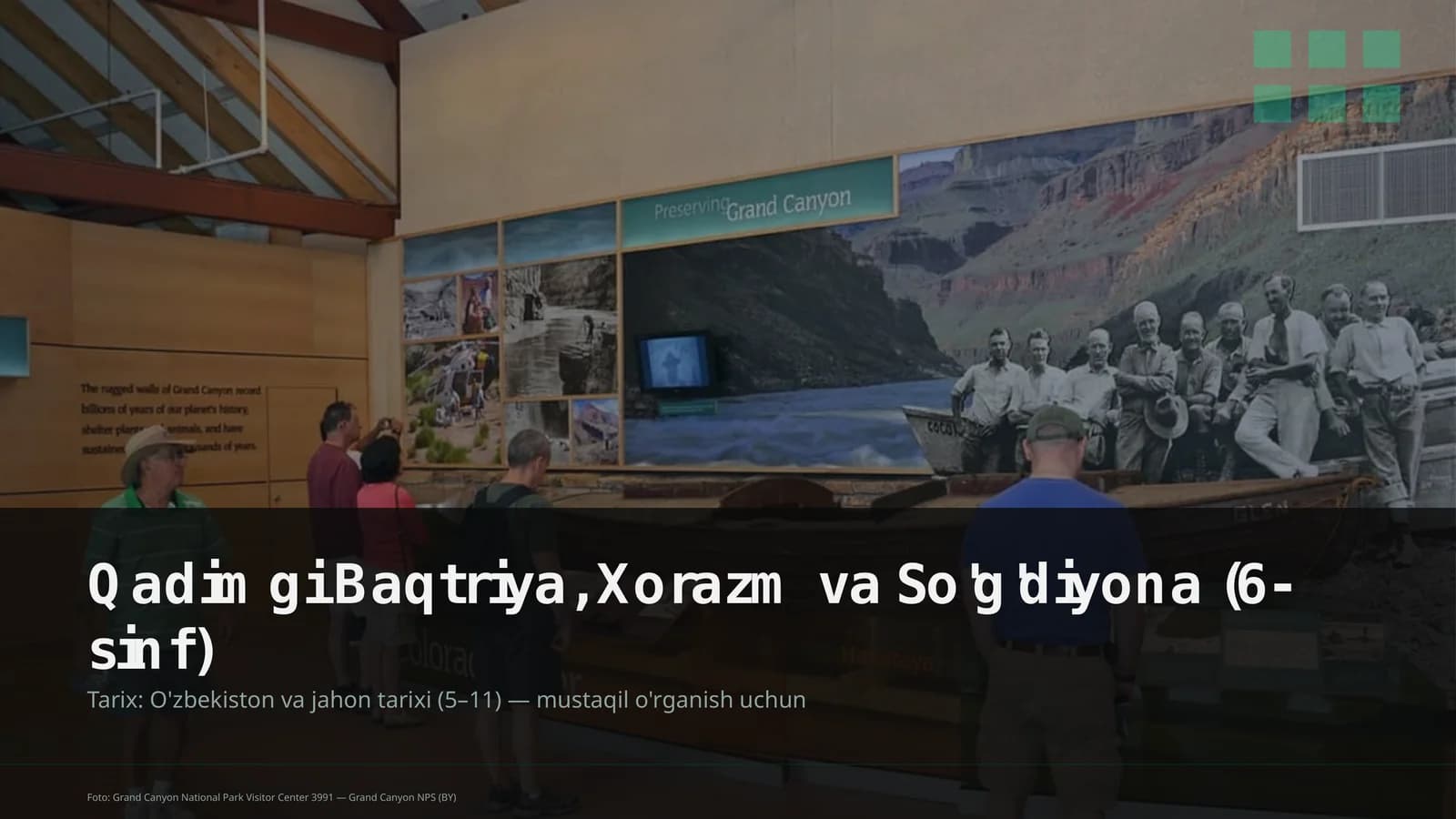 Qadimgi Baqtriya, Xorazm va So'g'diyona (6-sinf)